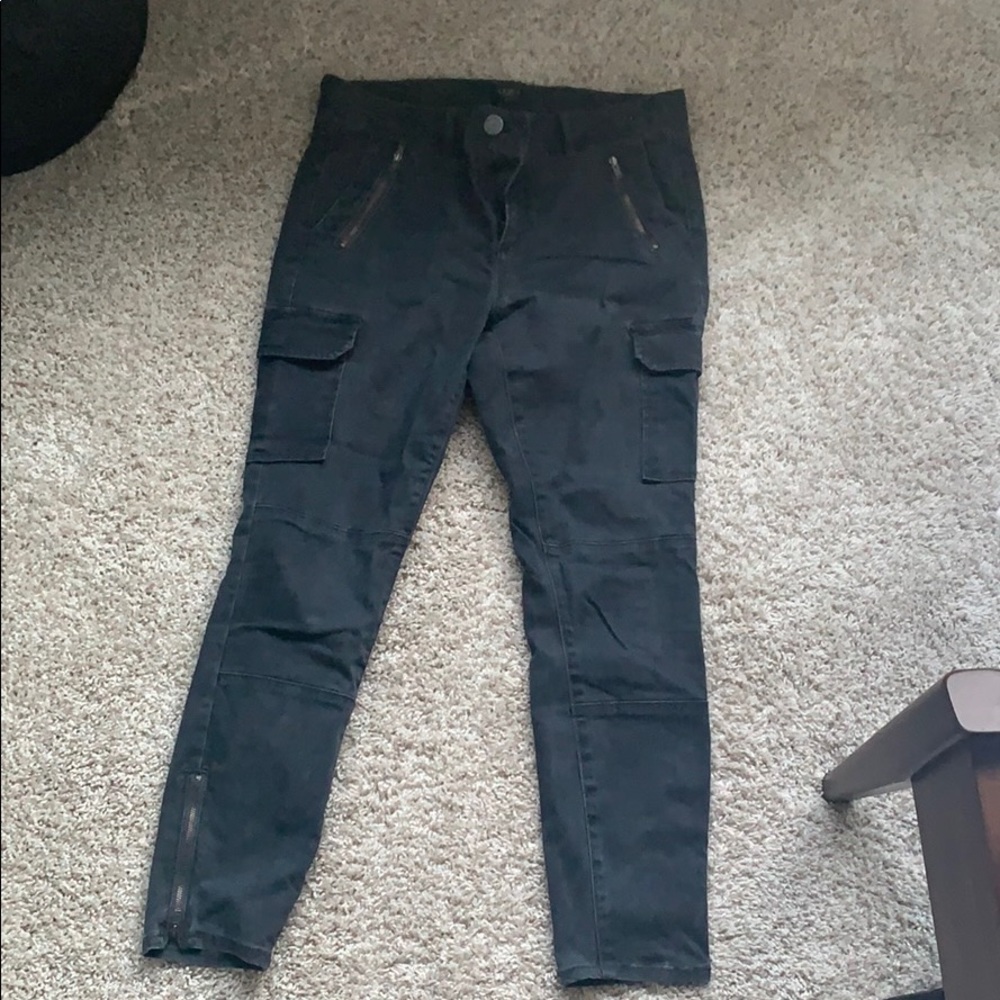 Loft Grey Cargo Pants